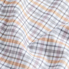 The Autumn Orange Journey Flex Performance Check Custom Shirt Custom Dress Shirt- Ledbury