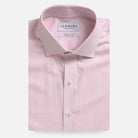 Pink gingham performance dress shirt – Ledbury Journey Flex custom fit