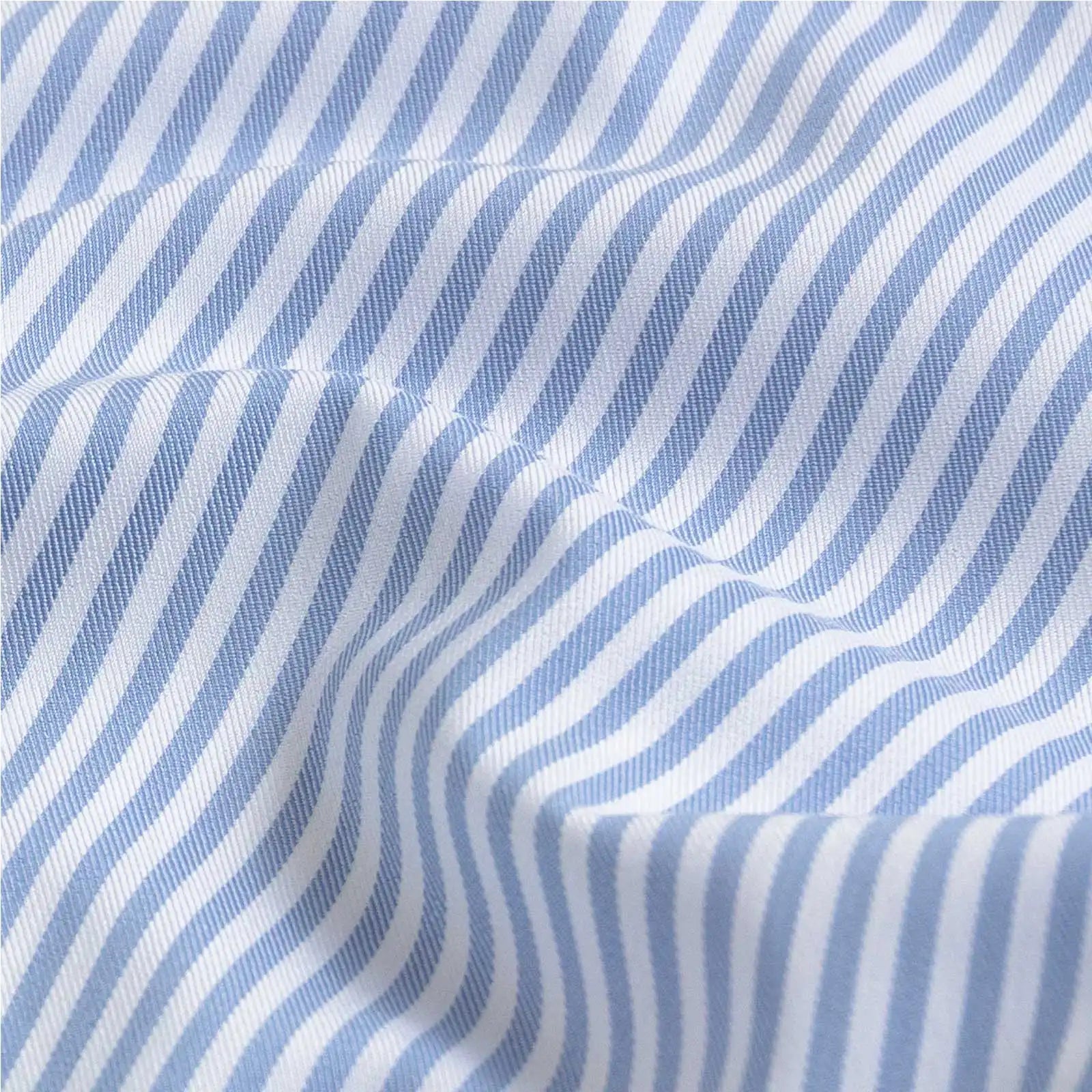 The Blue Journey Flex Performance Stripe Custom Shirt Custom Dress Shirt- Ledbury