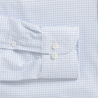 The Navy Journey Flex Performance Micro Check Custom Shirt Custom Dress Shirt- Ledbury