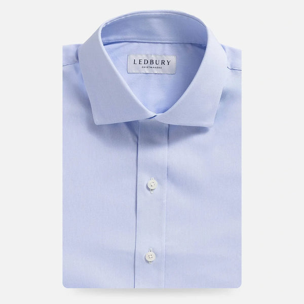 Blue Journey Flex wrinkle-free dress shirt - custom fit performance fabric for men
