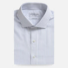 Blue stripe performance dress shirt – Ledbury Journey Flex custom fit