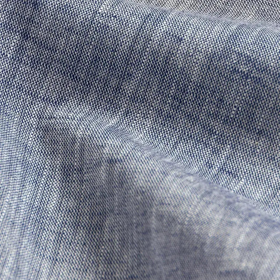 The Navy Blue Sandoval Utility Custom Shirt Custom Casual Shirt- Ledbury