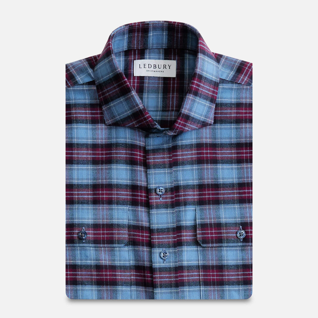 The Berry Arrowood Flannel Custom Shirt Custom Casual Shirt- Ledbury