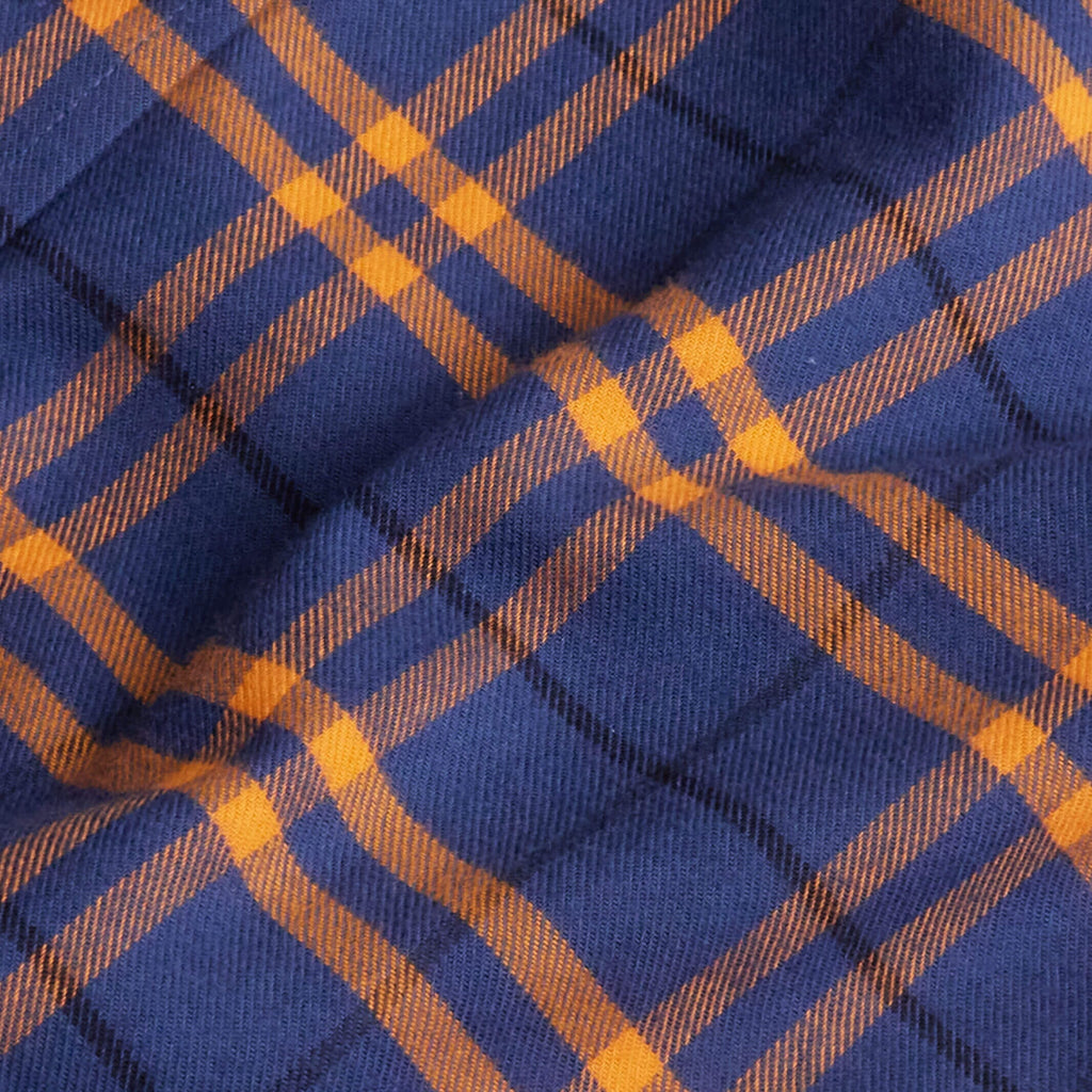 The Bright Orange Leavitt Flannel Custom Shirt Custom Casual Shirt- Ledbury