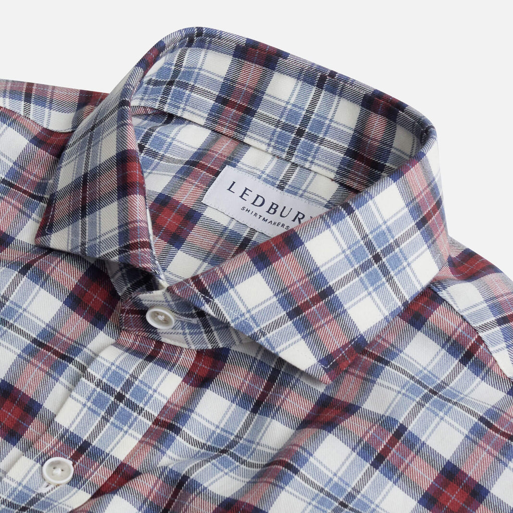 The Vintage Red Gibbons Tattersall Custom Shirt Custom Casual Shirt- Ledbury