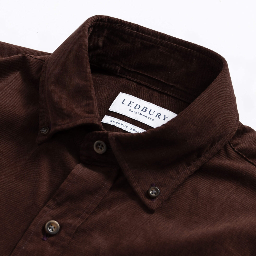 The Brown Crockett Corduroy Custom Shirt Custom Casual Shirt- Ledbury