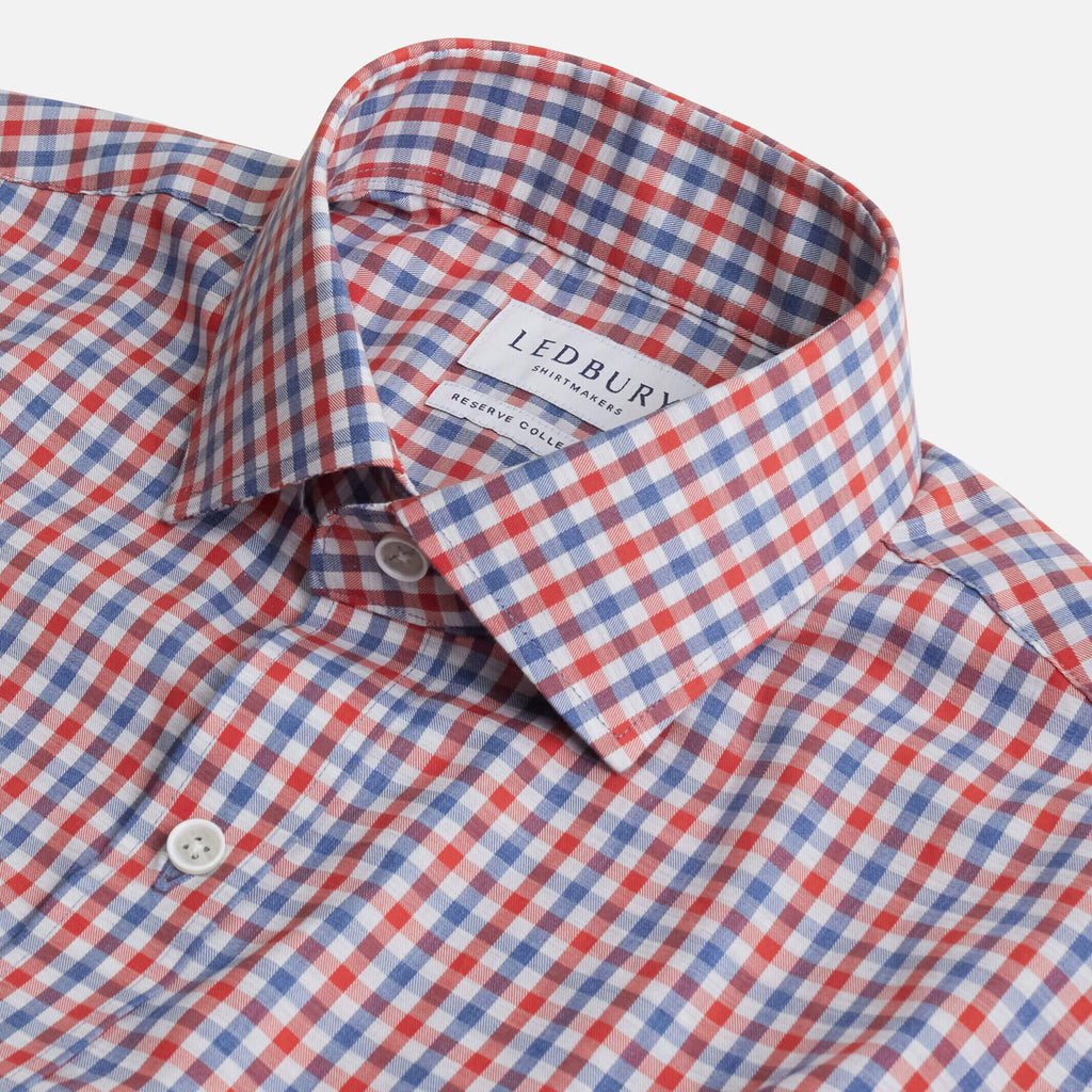 The Pumpkin Albini Cohen Check Custom Shirt Custom Casual Shirt- Ledbury