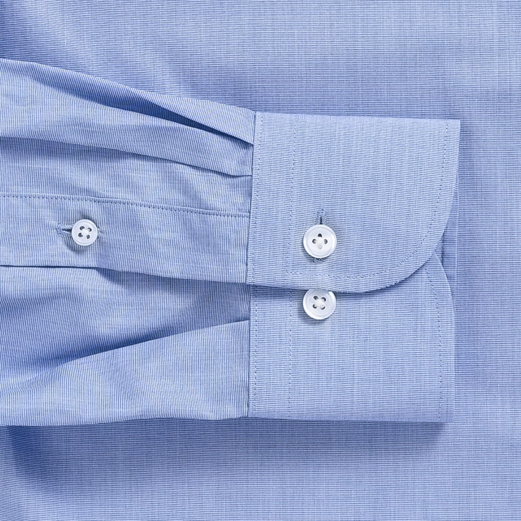 The Sky Blue Whitman Chambray Custom Shirt Custom Dress Shirt- Ledbury