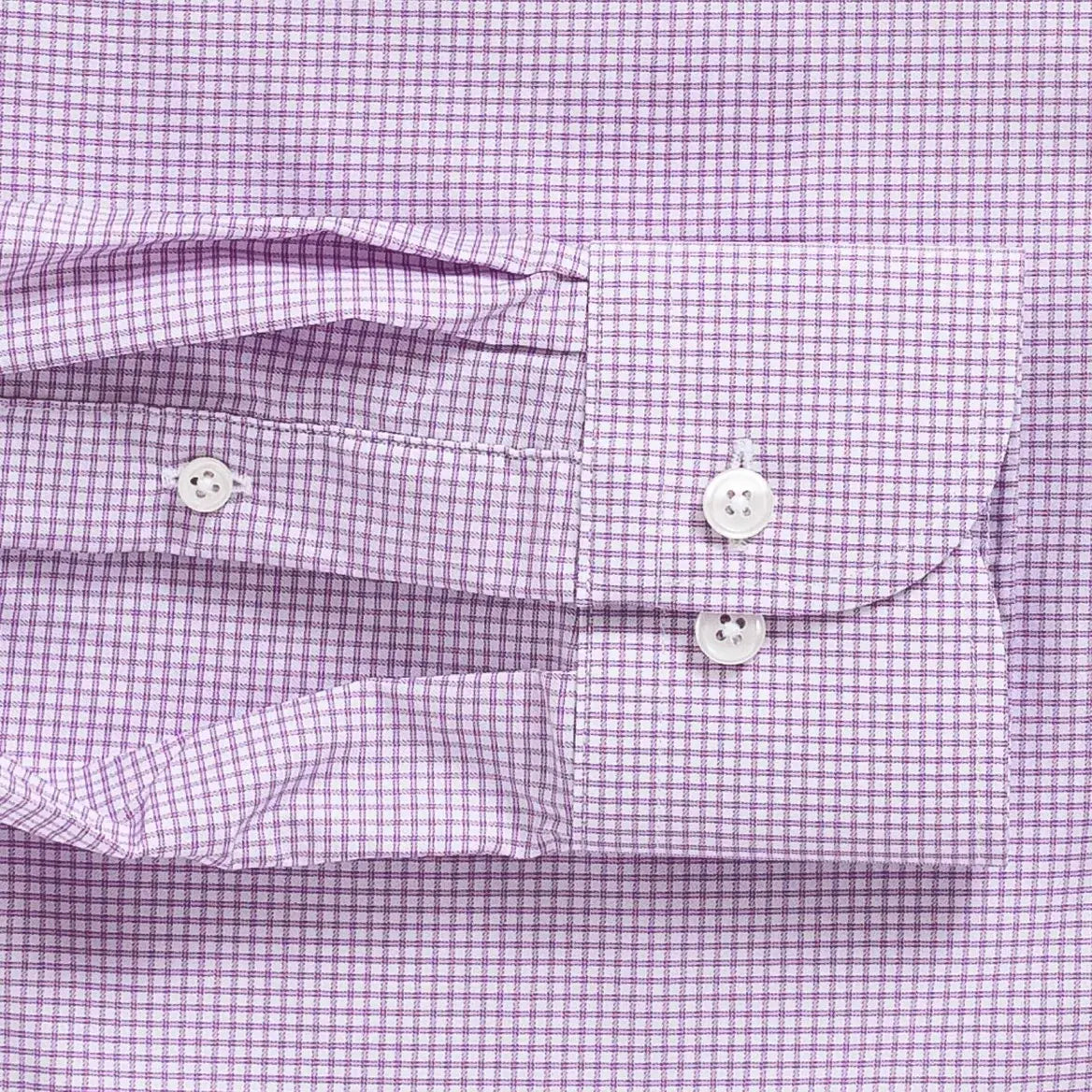 The Purple Healy Performance Twill Custom Shirt Custom Dress Shirt- Ledbury