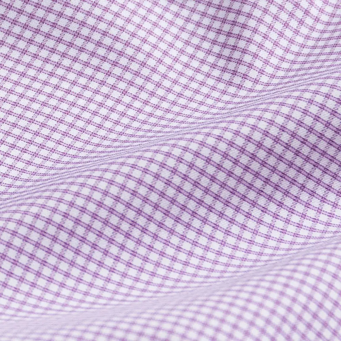 The Purple Healy Performance Twill Custom Shirt Custom Dress Shirt- Ledbury