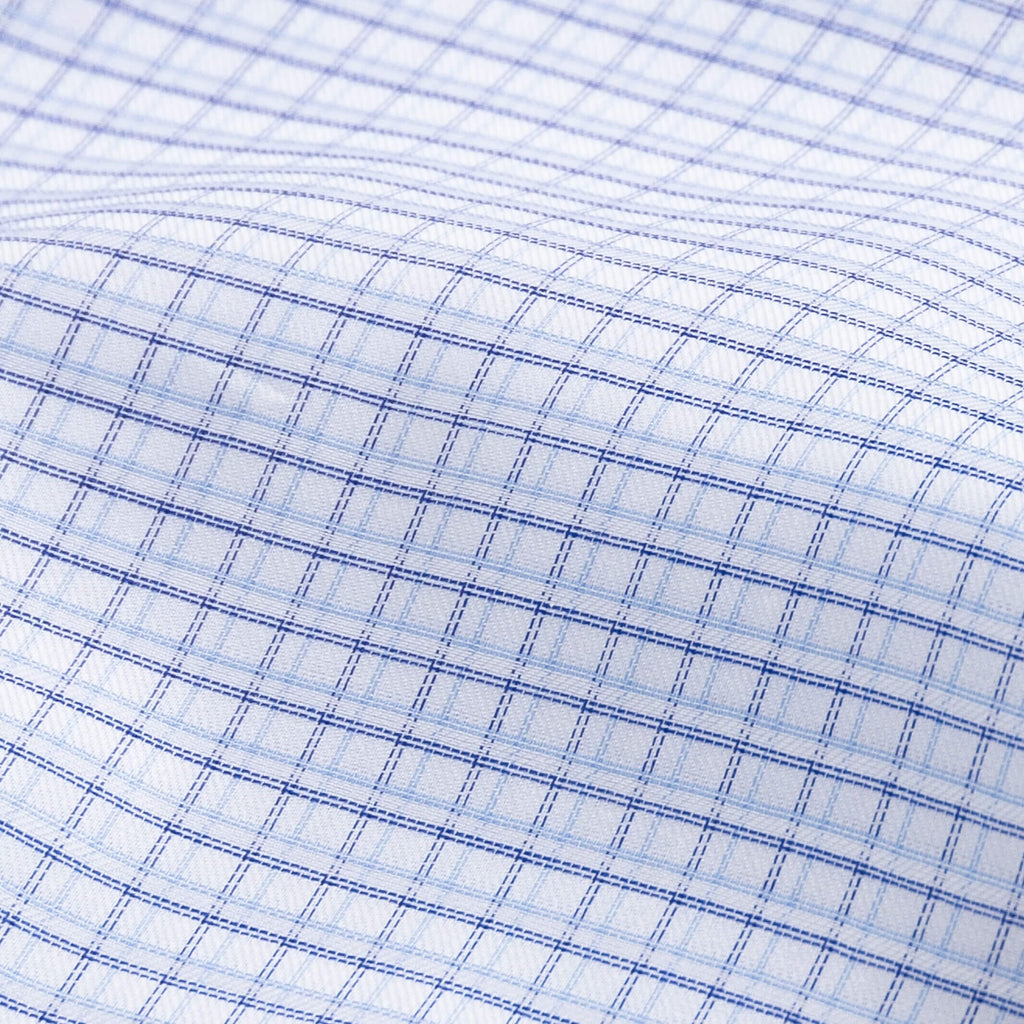 The Blue Cappell Comfort Strech Custom Shirt Custom Dress Shirt- Ledbury