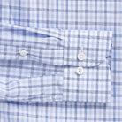 The Navy Blue Arville Comfort Strech Custom Shirt Custom Dress Shirt- Ledbury