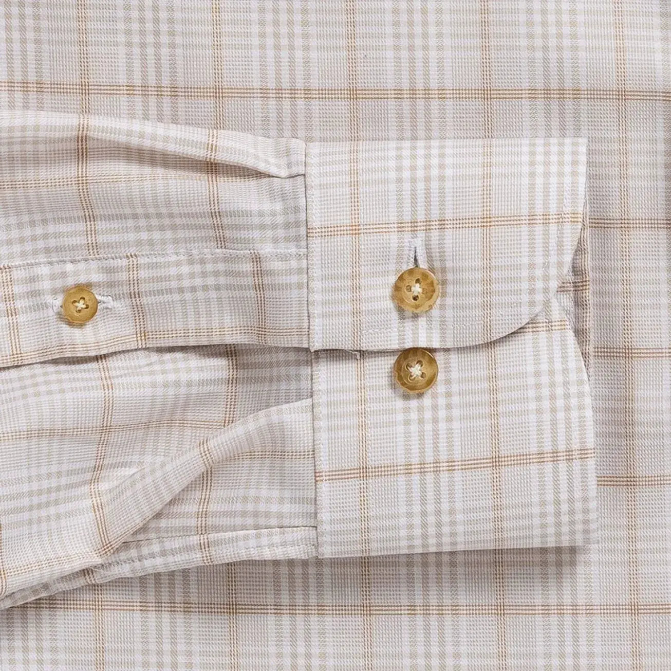 The Wheat Coventry Comfort Stretch Custom Shirt Custom Dress Shirt- Ledbury