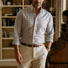 The Rustic Brown Arnett Plaid Custom Shirt Custom Casual Shirt- Ledbury