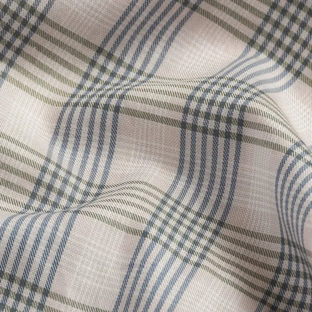 The Oatmeal Bradford Check Custom Shirt Custom Casual Shirt- Ledbury