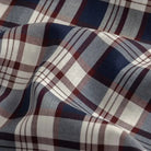 The Vintage Navy Bradford Check Custom Shirt Custom Casual Shirt- Ledbury