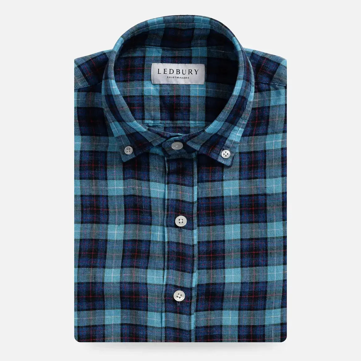 The Albini Brody Linen Custom Shirt Custom Casual Shirt- Ledbury