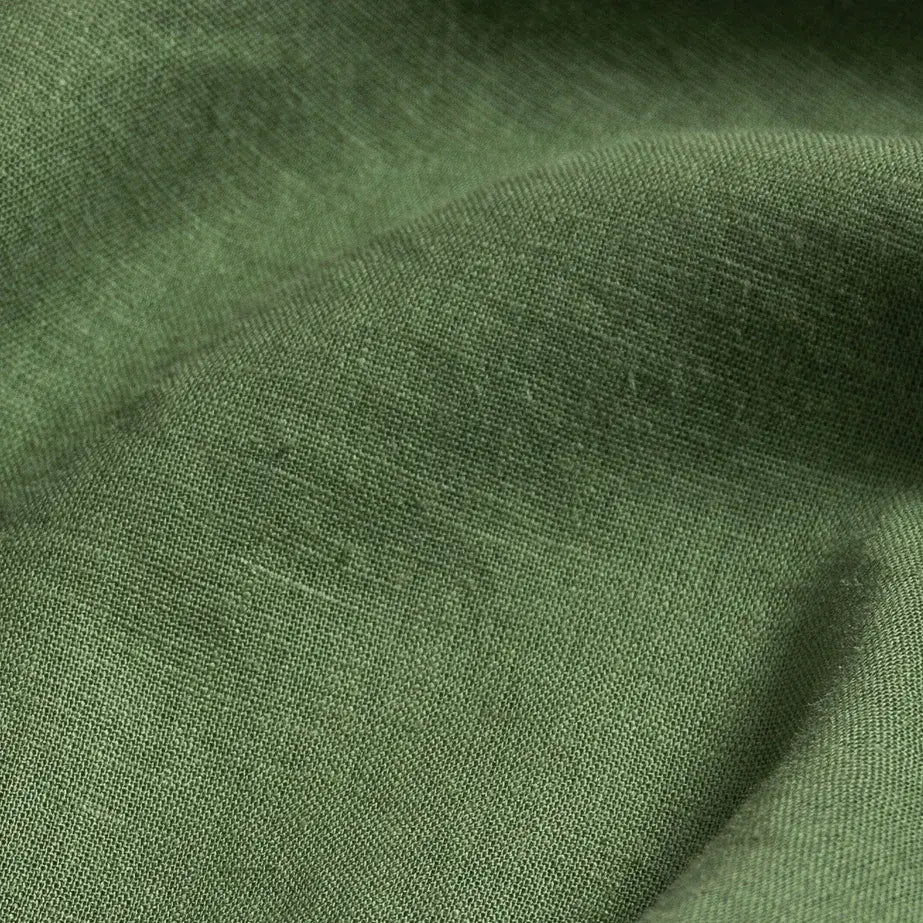 The Verde Barlotta Linen Custom Shirt Custom Casual Shirt- Ledbury