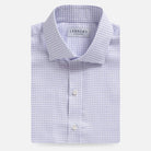 The Lavender Owenby Comfort Stretch Check Custom Shirt Custom Dress Shirt- Ledbury