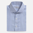 The Light Blue Owenby Comfort Stretch Custom Shirt Custom Dress Shirt- Ledbury
