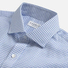 The Light Blue Owenby Comfort Stretch Custom Shirt Custom Dress Shirt- Ledbury