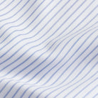 The Blue Owenby Comfort Stretch Stripe Custom Shirt Custom Dress Shirt- Ledbury