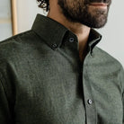 The Green Conlon Houndstooth Custom Shirt Custom Casual Shirt- Ledbury