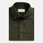 The Green Conlon Houndstooth Custom Shirt Custom Casual Shirt- Ledbury
