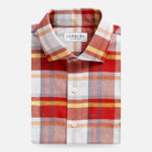 The Red Jackman Flannel Custom Shirt Custom Casual Shirt- Ledbury