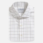 The Tan Mansfield Brushed Cotton Custom Shirt Custom Casual Shirt- Ledbury