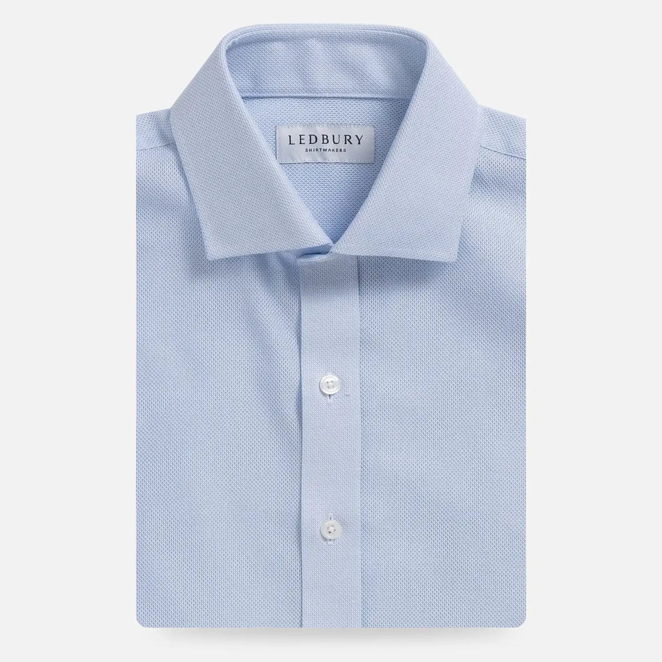 The Light Blue Vento Giro Inglese Custom Shirt Custom Dress Shirt- Ledbury