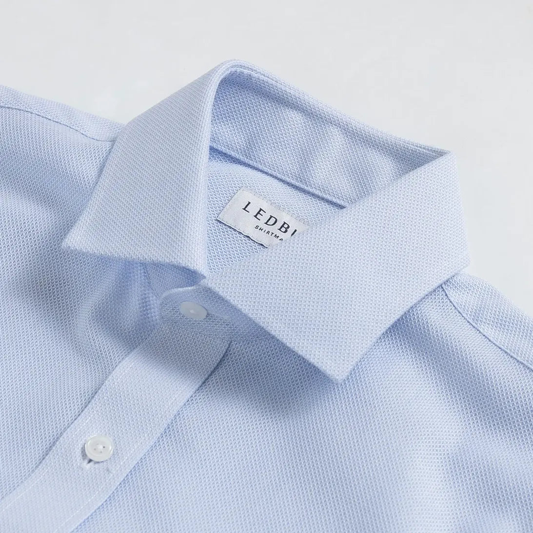 The Light Blue Vento Giro Inglese Custom Shirt Custom Dress Shirt- Ledbury