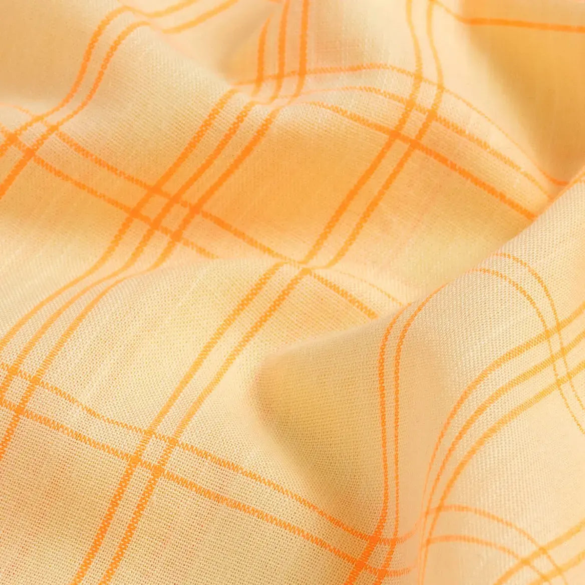 The Yellow Torello Check Custom Shirt Custom Casual Shirt- Ledbury