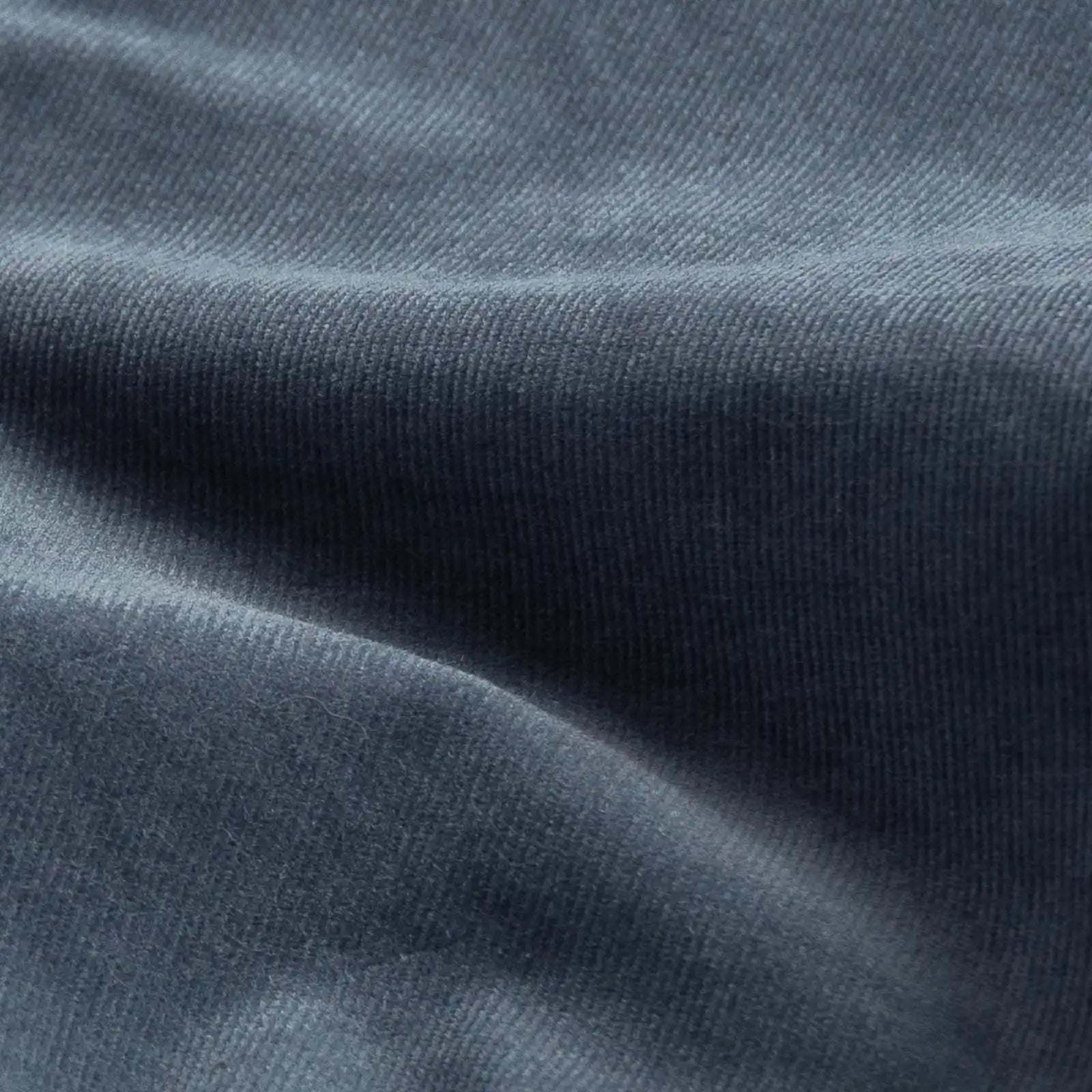 The Slate Blue Foxcroft Corduroy Custom Shirt Custom Casual Shirt- Ledbury