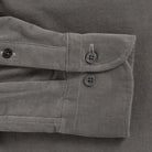 The Steel Grey Foxcroft Corduroy Custom Shirt Custom Casual Shirt- Ledbury