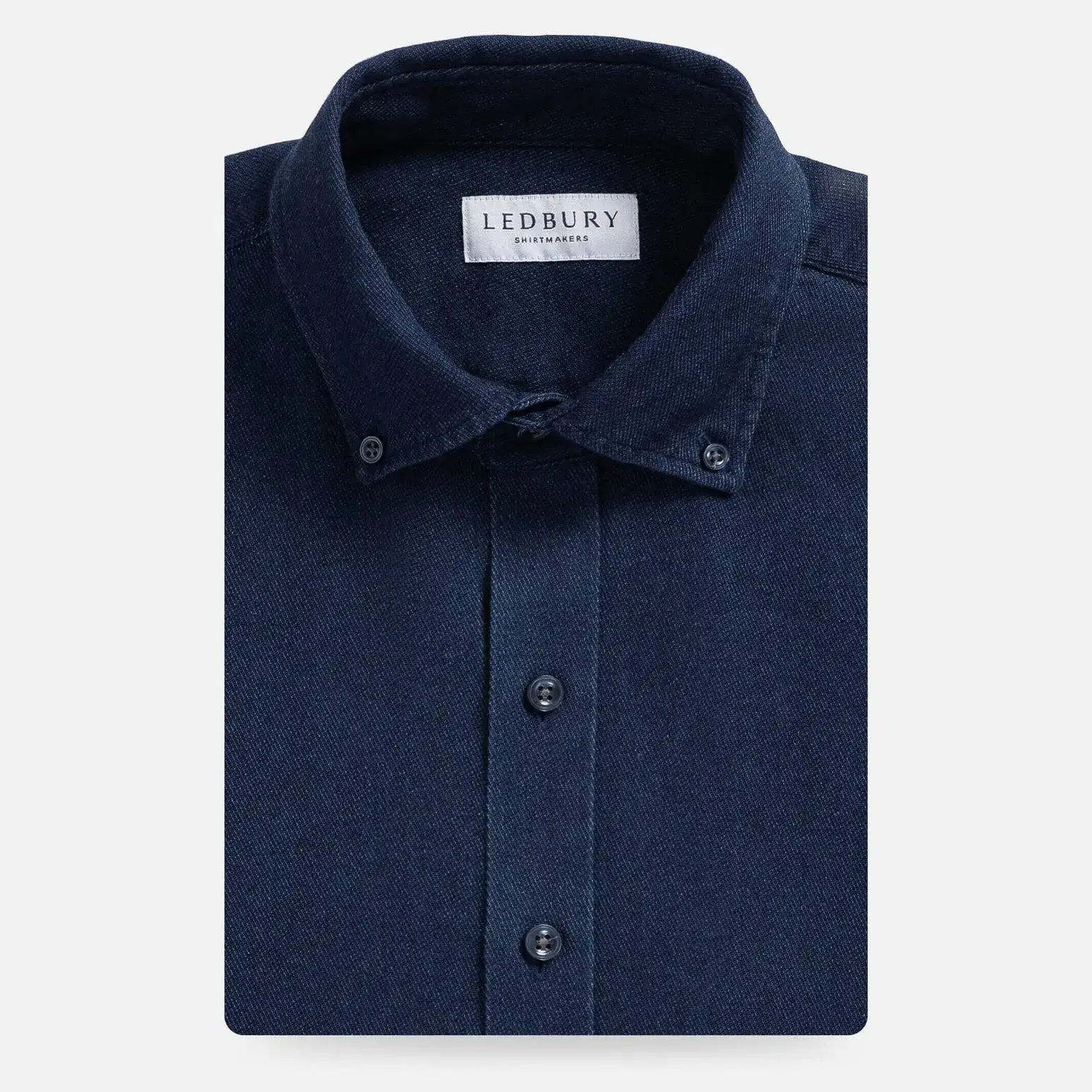 The Indigo Lisden Denim Custom Shirt Custom Casual Shirt- Ledbury