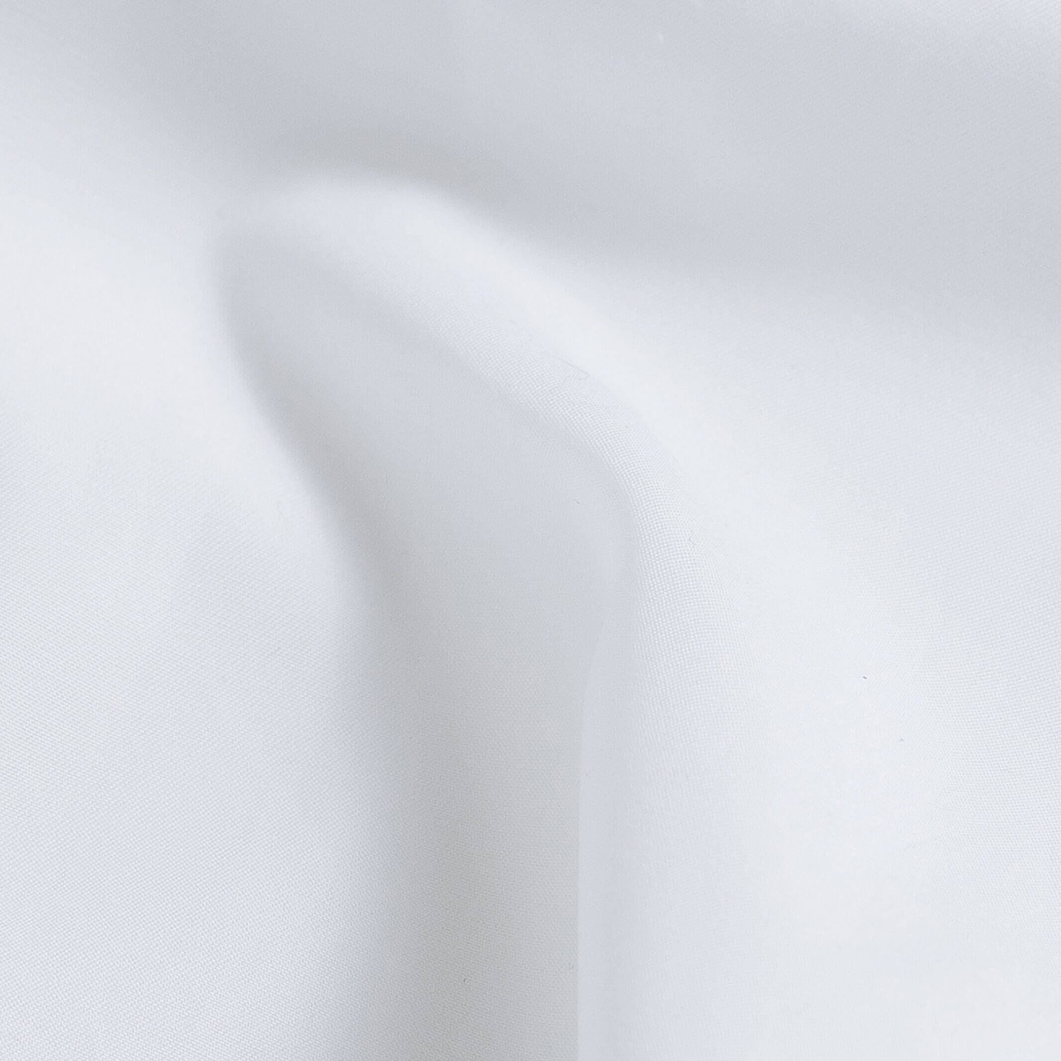 The White Thomas Mason Carlyle Giza Fine Twill Custom Shirt Custom Dress Shirt- Ledbury