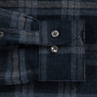 The Navy Levitt Flannel Custom Shirt Custom Casual Shirt- Ledbury