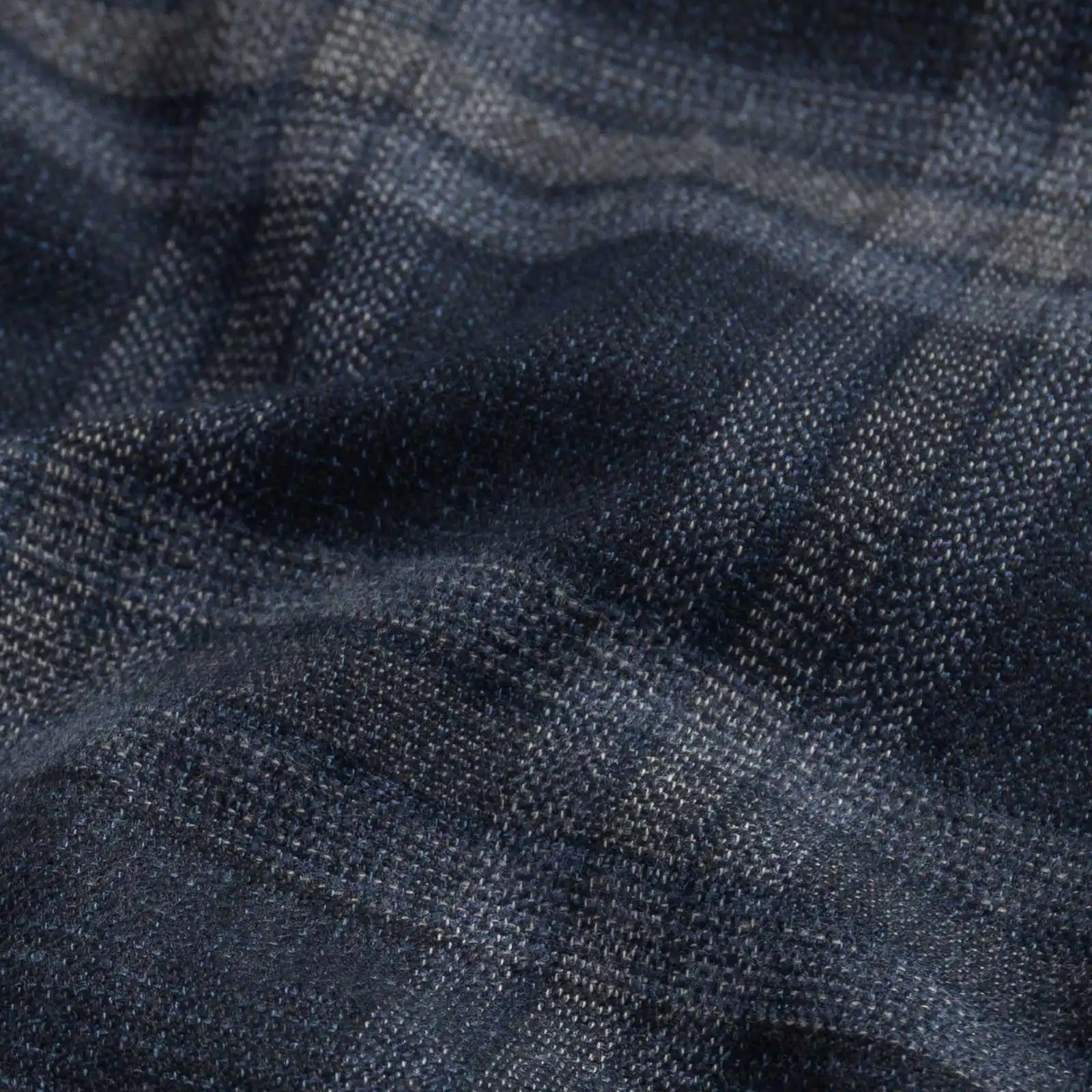 The Navy Levitt Flannel Custom Shirt Custom Casual Shirt- Ledbury