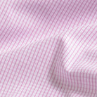 The Pink Ellair Micro Check Custom Shirt Custom Dress Shirt- Ledbury