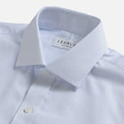 The Blue Brighton Dobby Custom Shirt Custom Dress Shirt- Ledbury