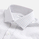 The Red Sadler Windowpane Twill Custom Shirt Custom Dress Shirt- Ledbury