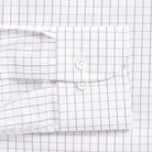The Red Sadler Windowpane Twill Custom Shirt Custom Dress Shirt- Ledbury