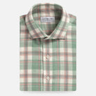 The Soft Sage Norland Flannel Custom Shirt Custom Casual Shirt- Ledbury