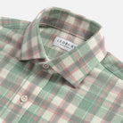 The Soft Sage Norland Flannel Custom Shirt Custom Casual Shirt- Ledbury