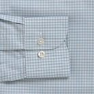 The Light Sage Albini Burrell Twill Check Custom Shirt Custom Dress Shirt- Ledbury