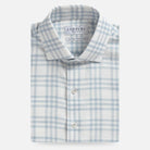 The Soft Blue Albini Arcadian Brushed Cotton Custom Shirt Custom Casual Shirt- Ledbury