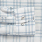 The Soft Blue Albini Arcadian Brushed Cotton Custom Shirt Custom Casual Shirt- Ledbury