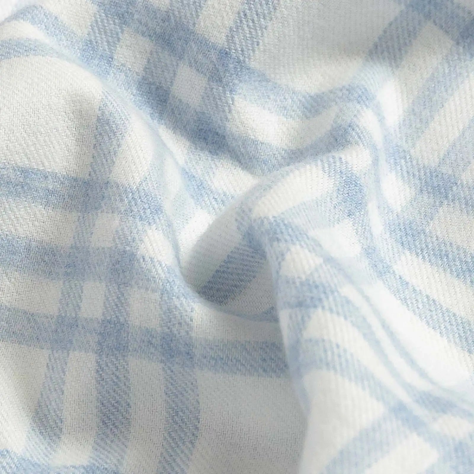 The Soft Blue Albini Arcadian Brushed Cotton Custom Shirt Custom Casual Shirt- Ledbury